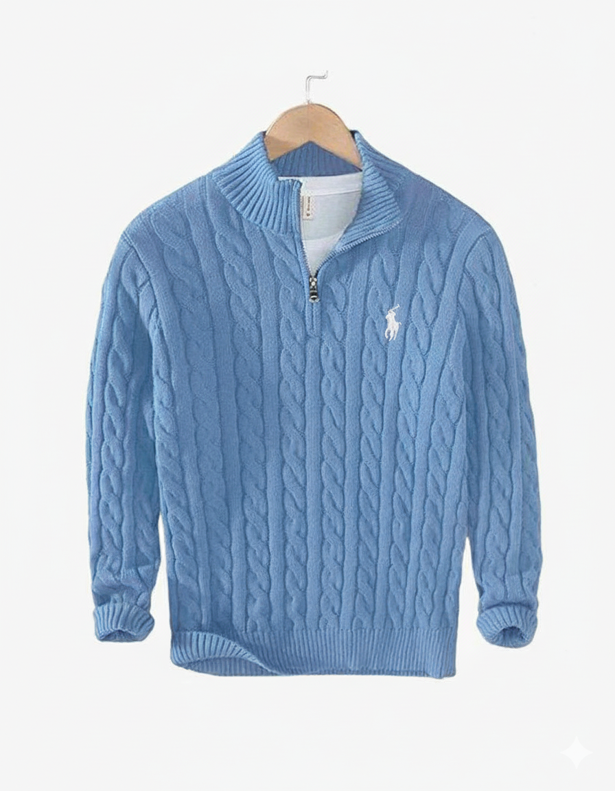 Arthur | Neljännesvetoketjullinen palmikkoneule