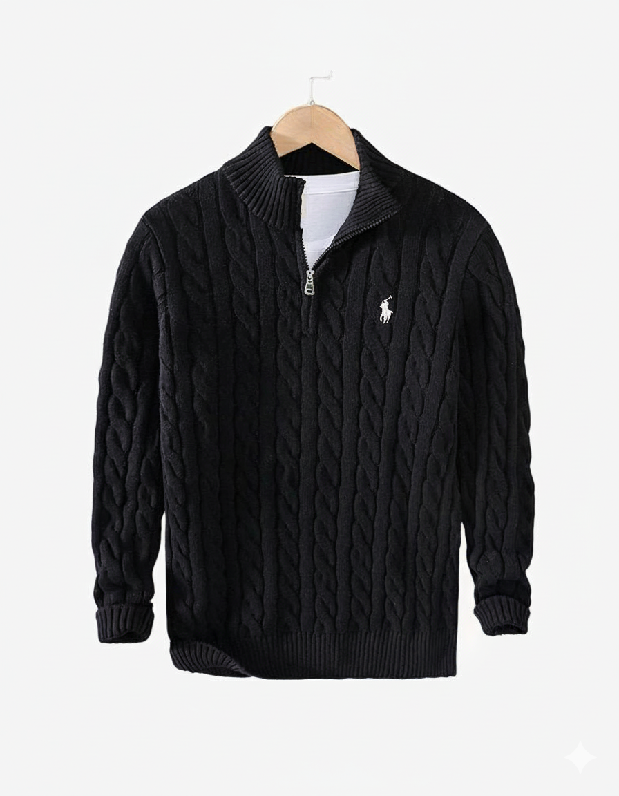 Arthur | Neljännesvetoketjullinen palmikkoneule