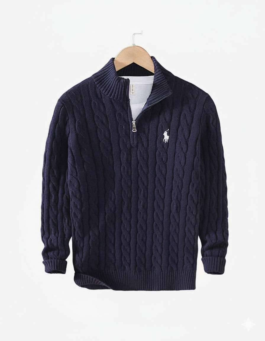 Arthur | Neljännesvetoketjullinen palmikkoneule