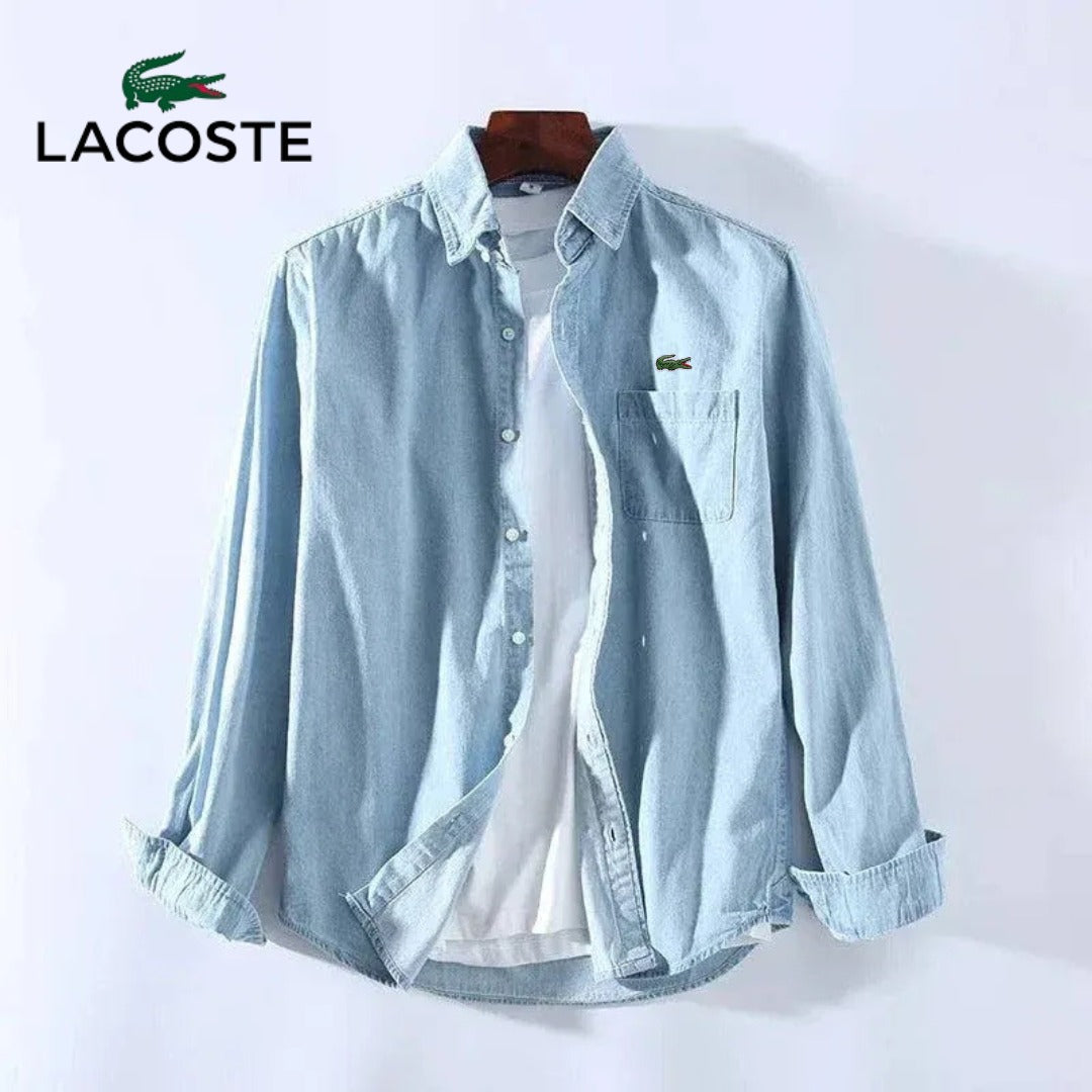 Nonni | Miesten pitkähihainen denim-paita