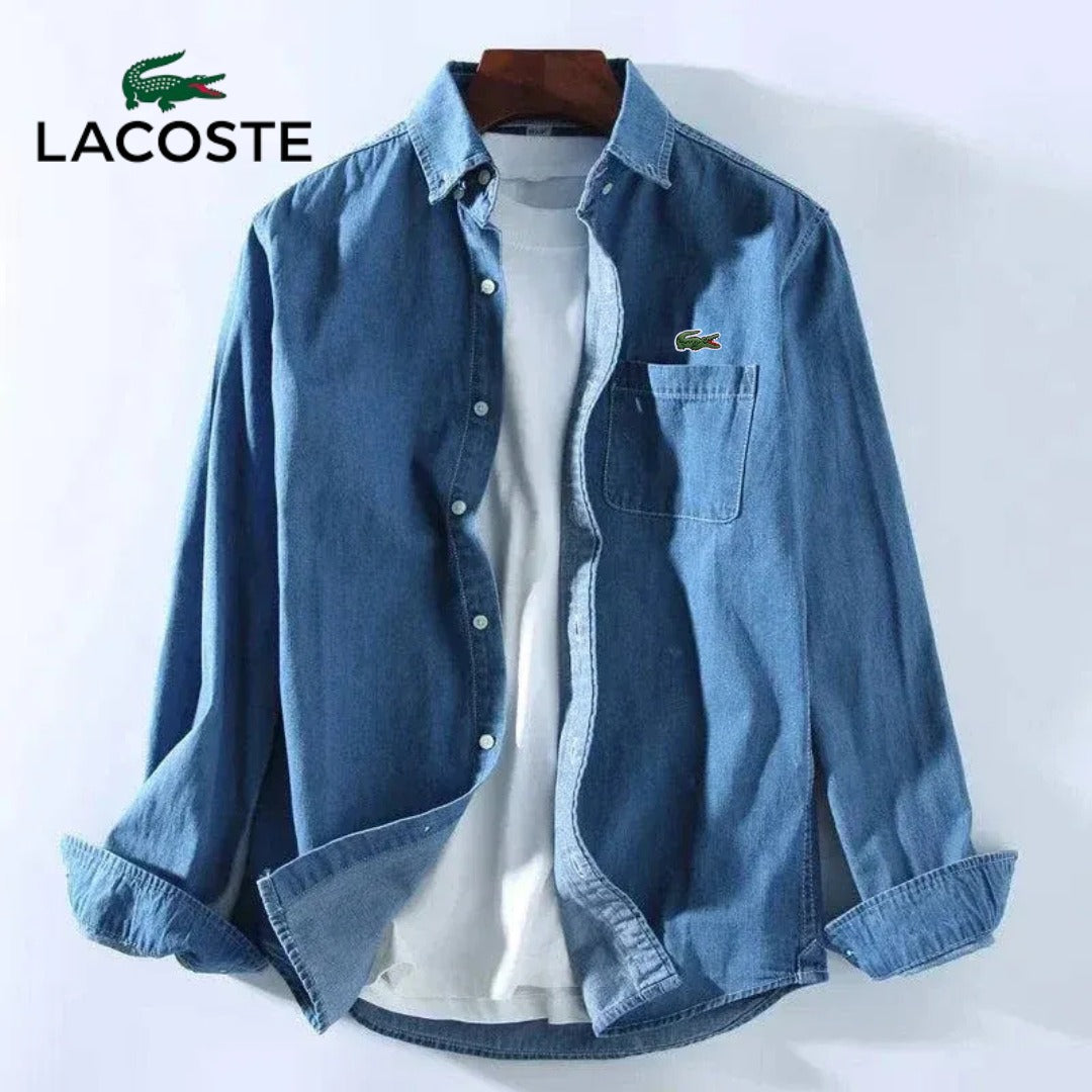 Nonni | Miesten pitkähihainen denim-paita